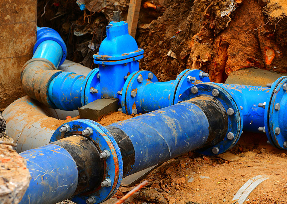 Sewer Line Replacement in Driscoll
